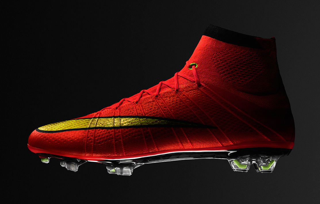 Nike flyknit hot sale mercurial soccer