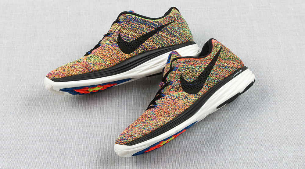 nike flyknit multicolor lunar