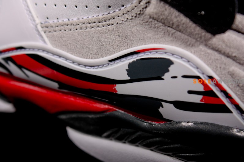 Air jordan retro 8 hot sale white black true red