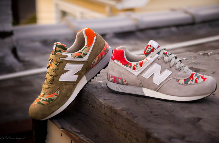 New balance 2024 camo sneakers