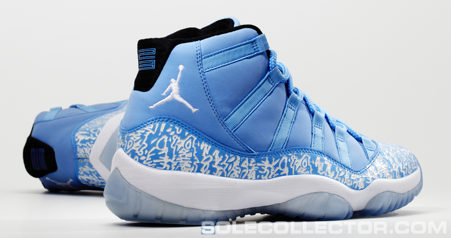 north carolina blue 11s