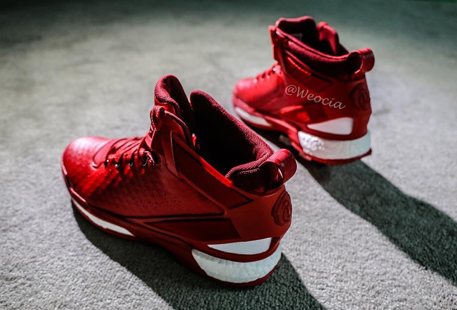 d rose 5 red and white