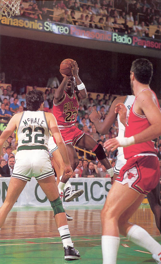 Michael Jordan Scores 63 Points in Game 2 Against the Boston Celtics