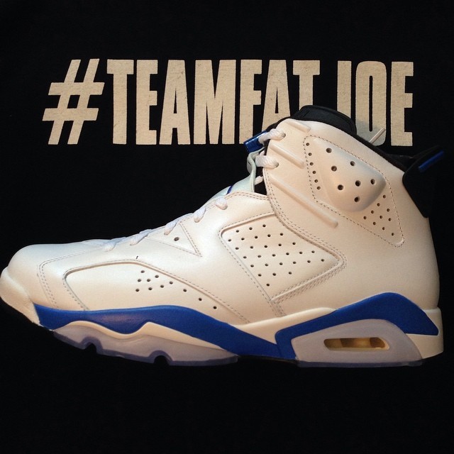 Fat Joe Picks Up Air Jordan VI 6 Sport Blue