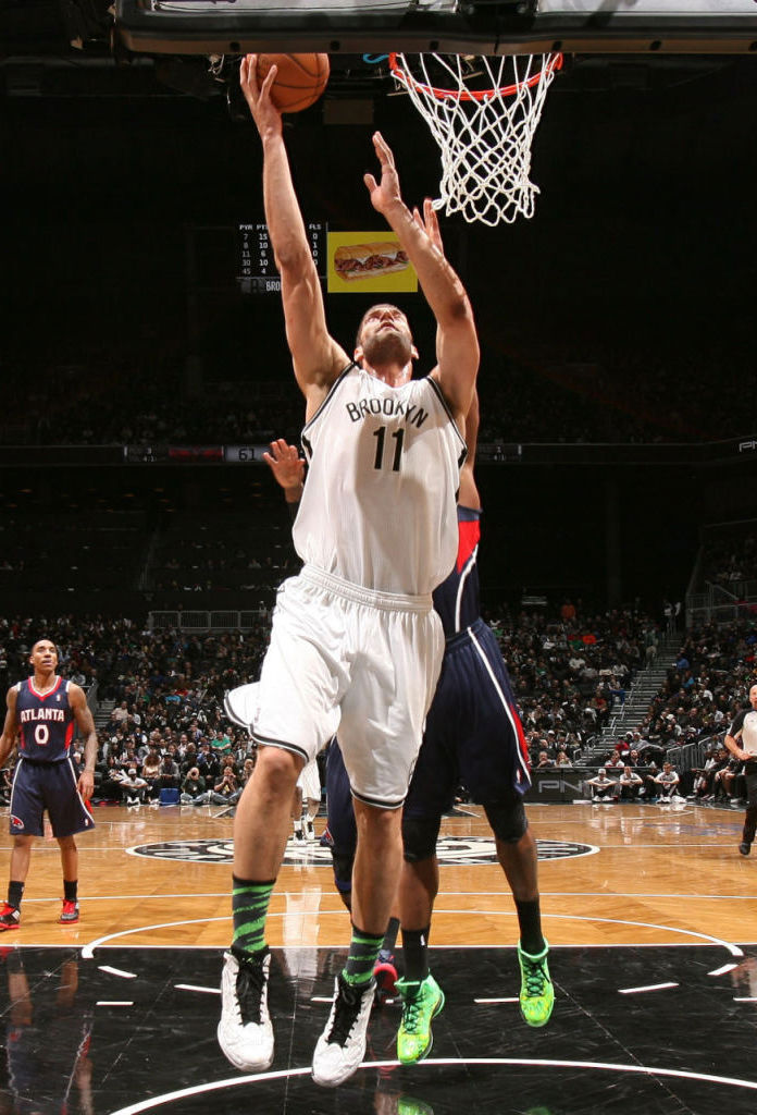 Brook Lopez wearing adidas adizero Ghost 2