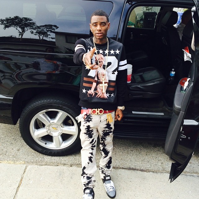 Soulja Boy wearing PUMA 50/50 PP