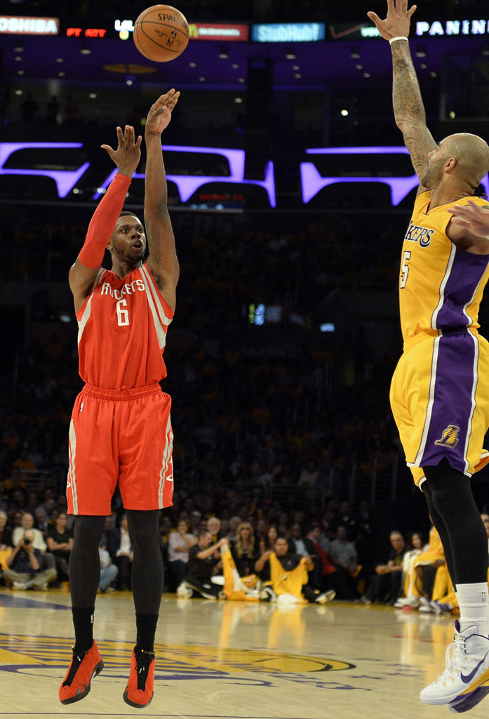 Terrence Jones wearing Air Jordan XIV 14 Ferrari