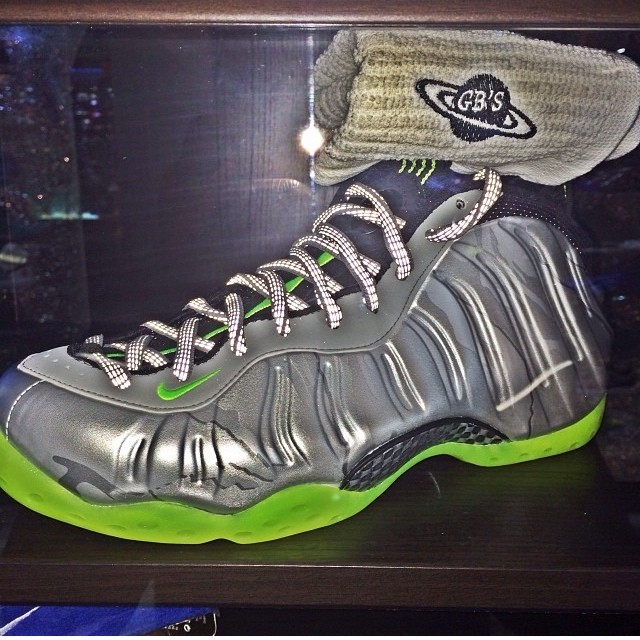 Jim Jones Picks Up Nike Air Foamposite One Silver Camo