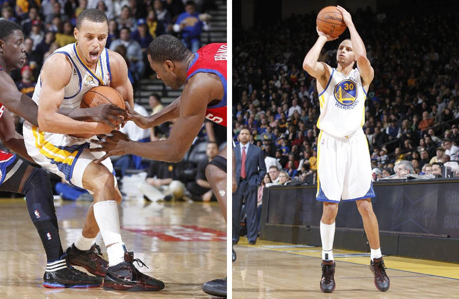 steph curry wearing jordans