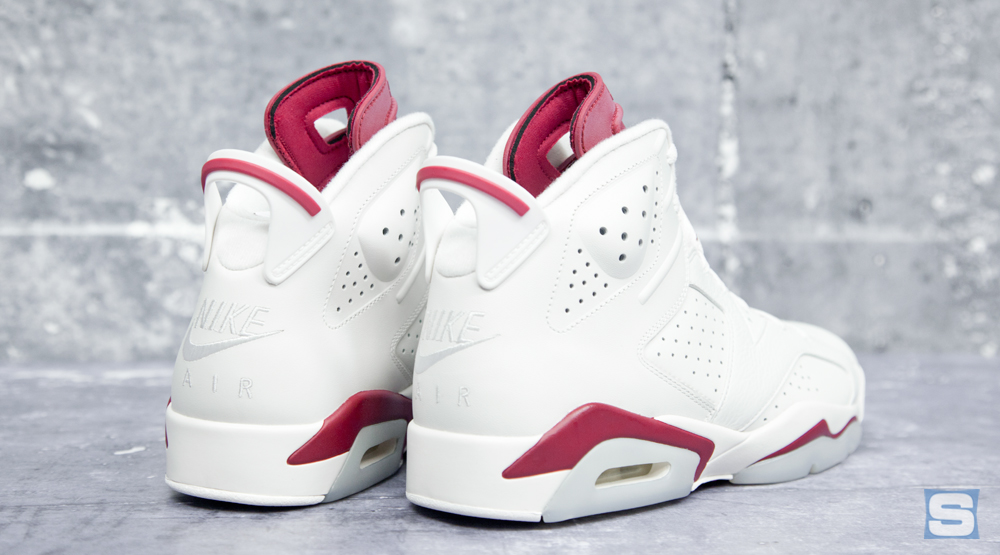 white and maroon 6s