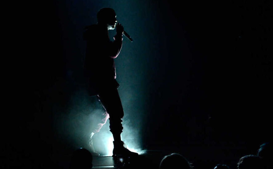 Kanye West wearing adidas Yeezy 750 Boost at the Grammy Awards (1)