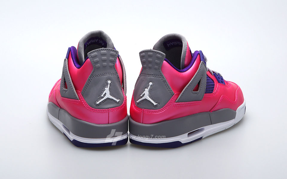 air jordan 4 pink and purple