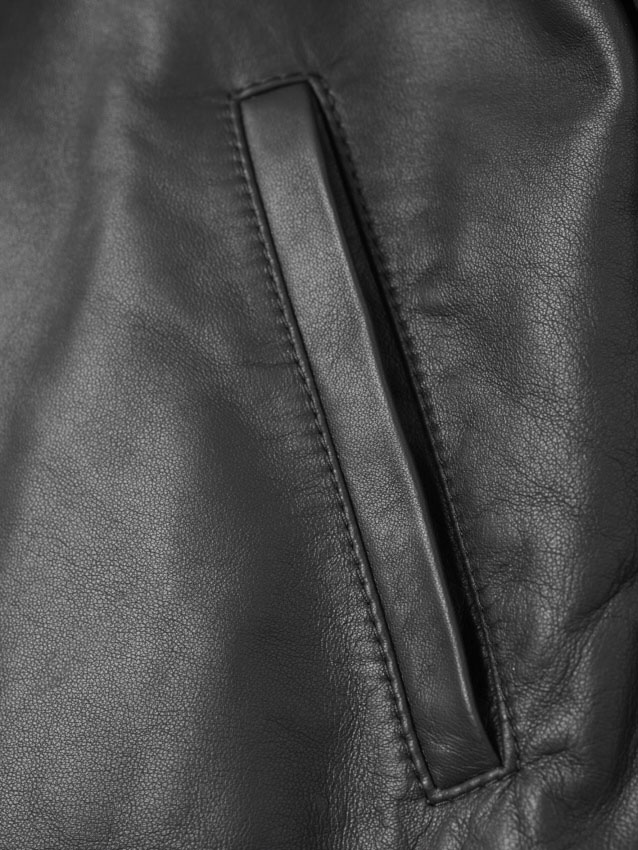 adidas Originals=Pharrell Williams Icon's Napa Leather Jacket Black (4)