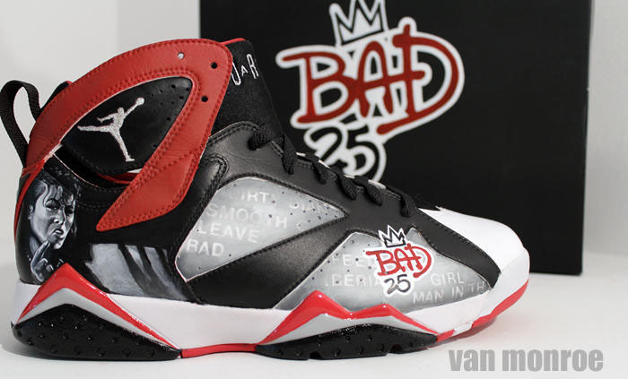 custom air jordan 7s