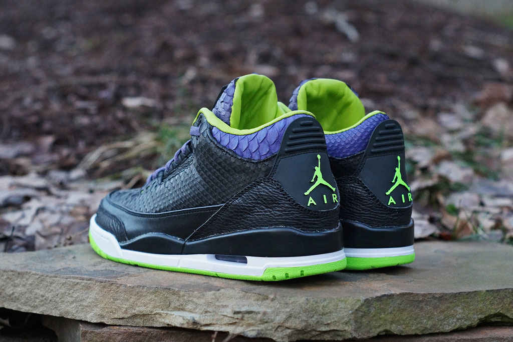 Air Jordan 3 Shark + Python + Kangaroo 'Joker' by JBF Customs (5)