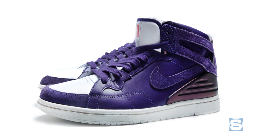 purple supreme shoes