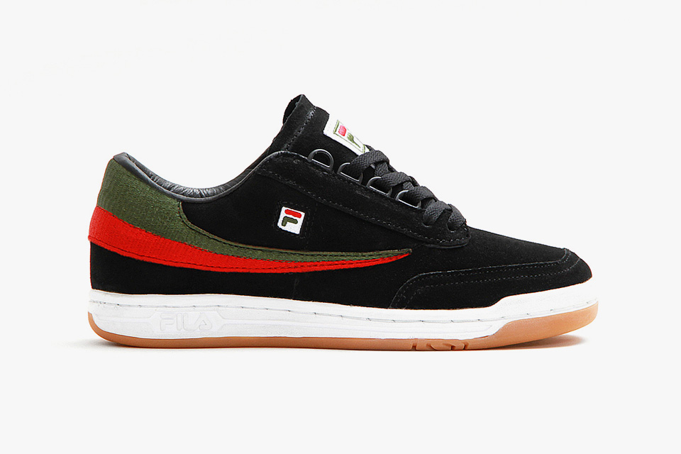 Cncpts x FILA Original Tennis in Black Suede