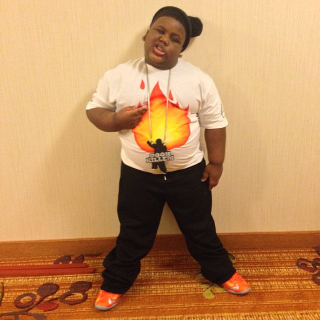 TerRio wearing Nike LeBron 11 Forging Iron