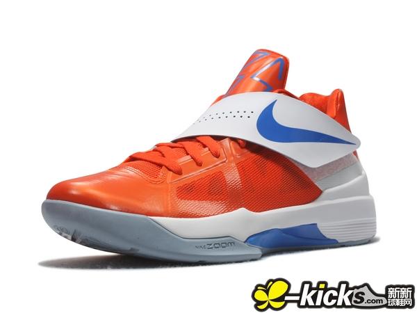 Nike Zoom KD IV Team Orange Photo Blue White 473679-800 (3)