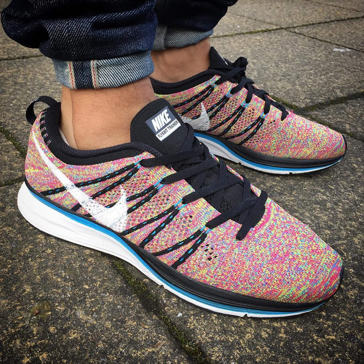 nike multi coloured womens trainers