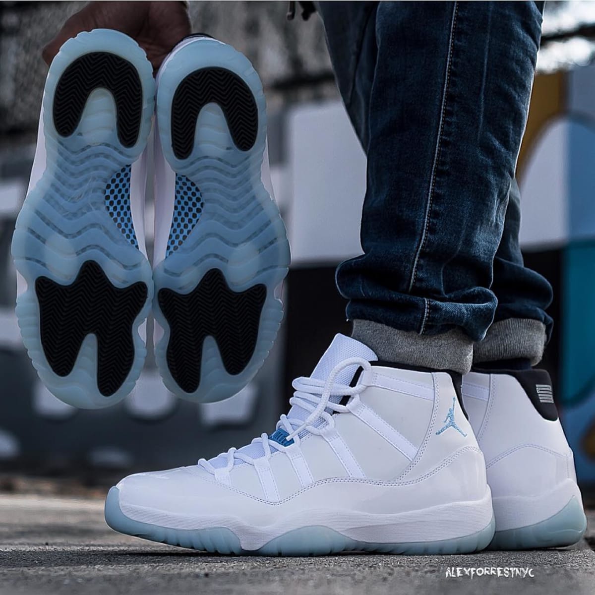 legend blue 11 sole