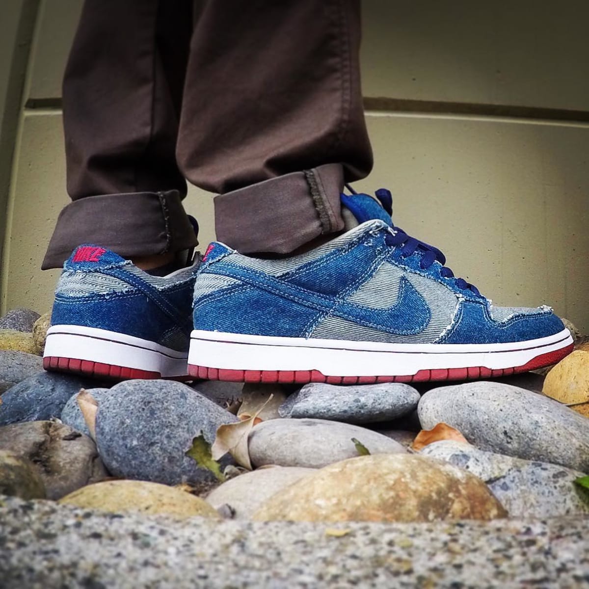 nike sb dunk low denim