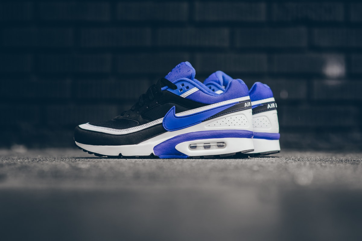 nike air max bw og black persian violet leather