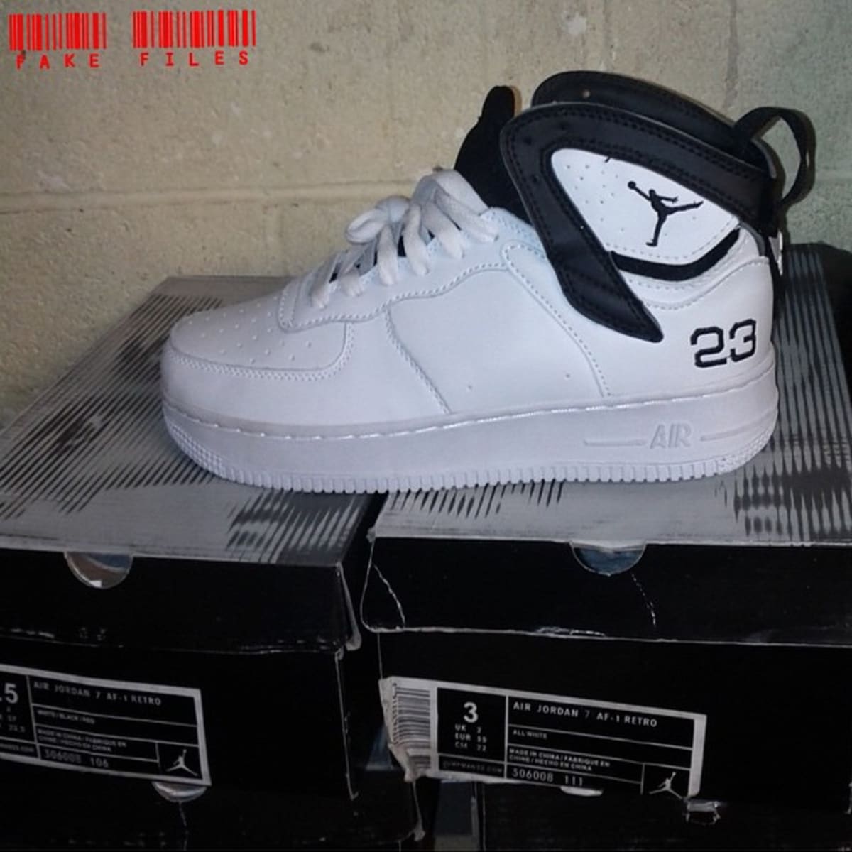 how to spot fake air force ones