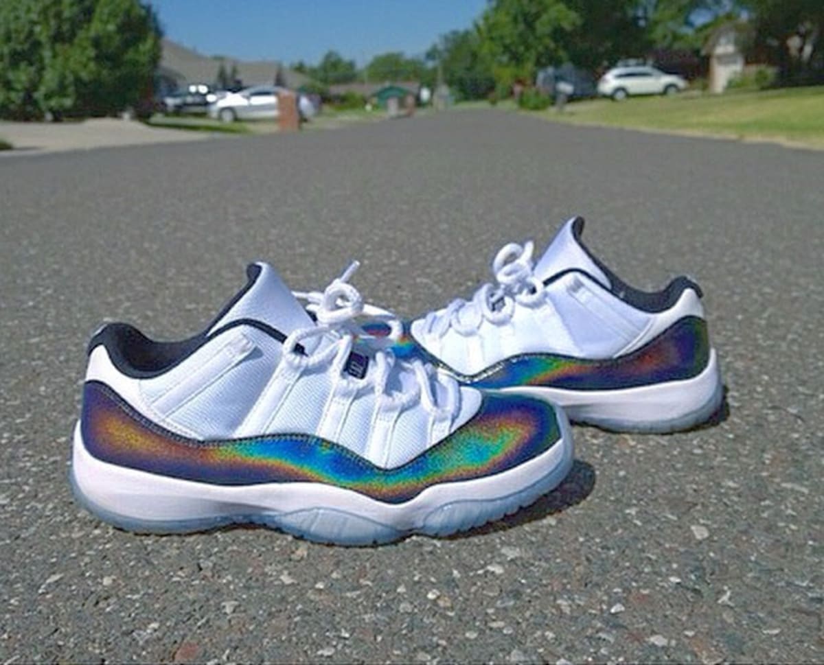 Air Jordan Xi 11 Low Hologram Custom By Jo Square The Best Air Jordan