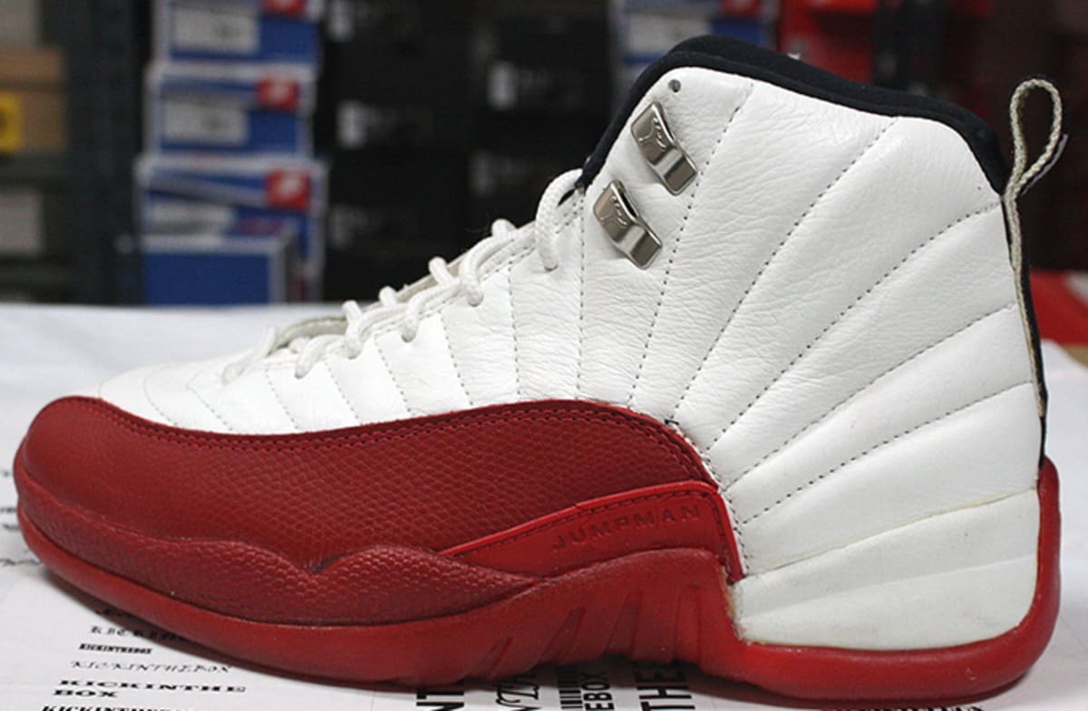 air-jordan-12-cherry-1997-20-deadstock-air-jordans-90s-ebay