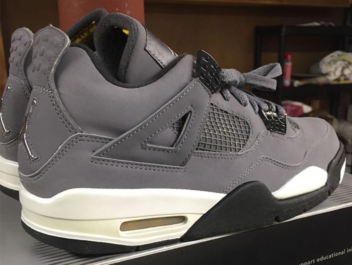 new grey jordan 4