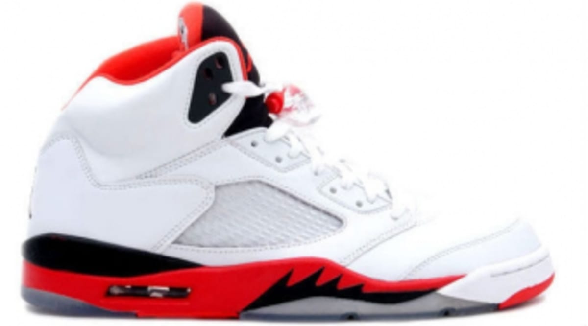mens jordan 5 retro fire red