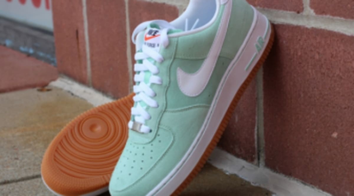 nike air force 1 low arctic green white gum