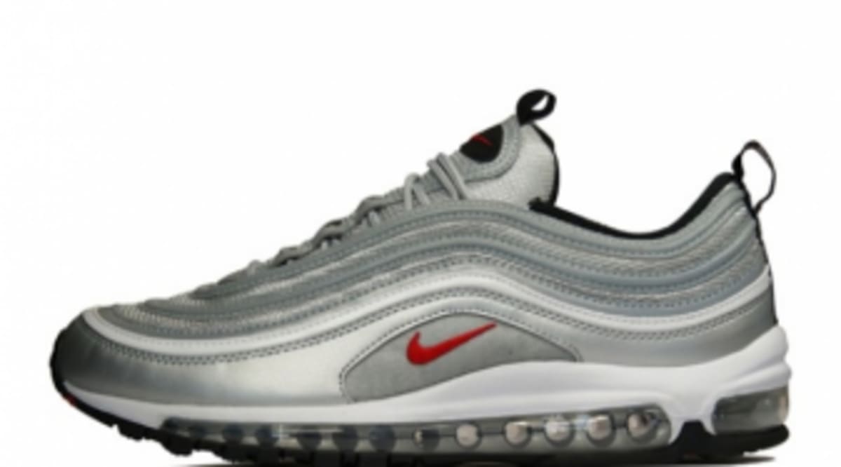 nike air max 97 metallic silver varsity red