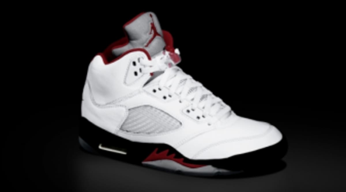 jordan retro 5 fire red mens