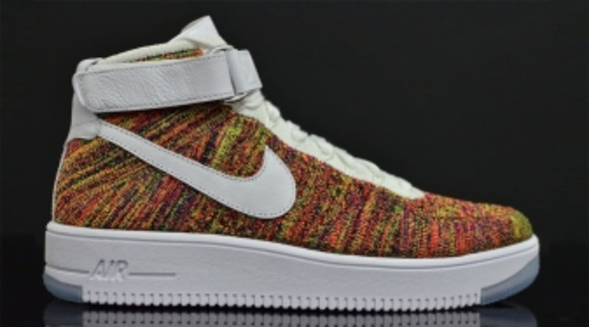 nike air force 1 mid flyknit multicolor