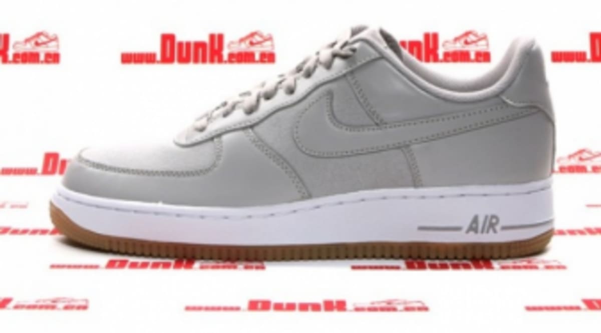 nike air force 1 grey gum sole