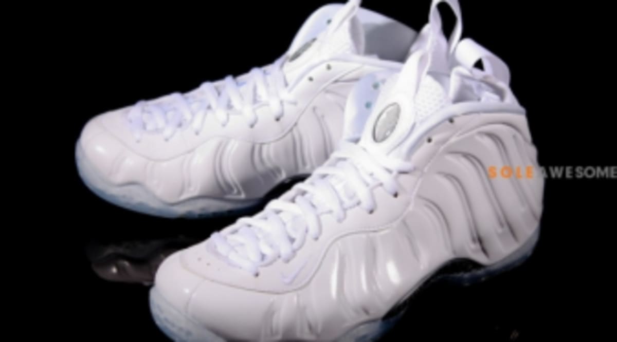 nike foamposite off white
