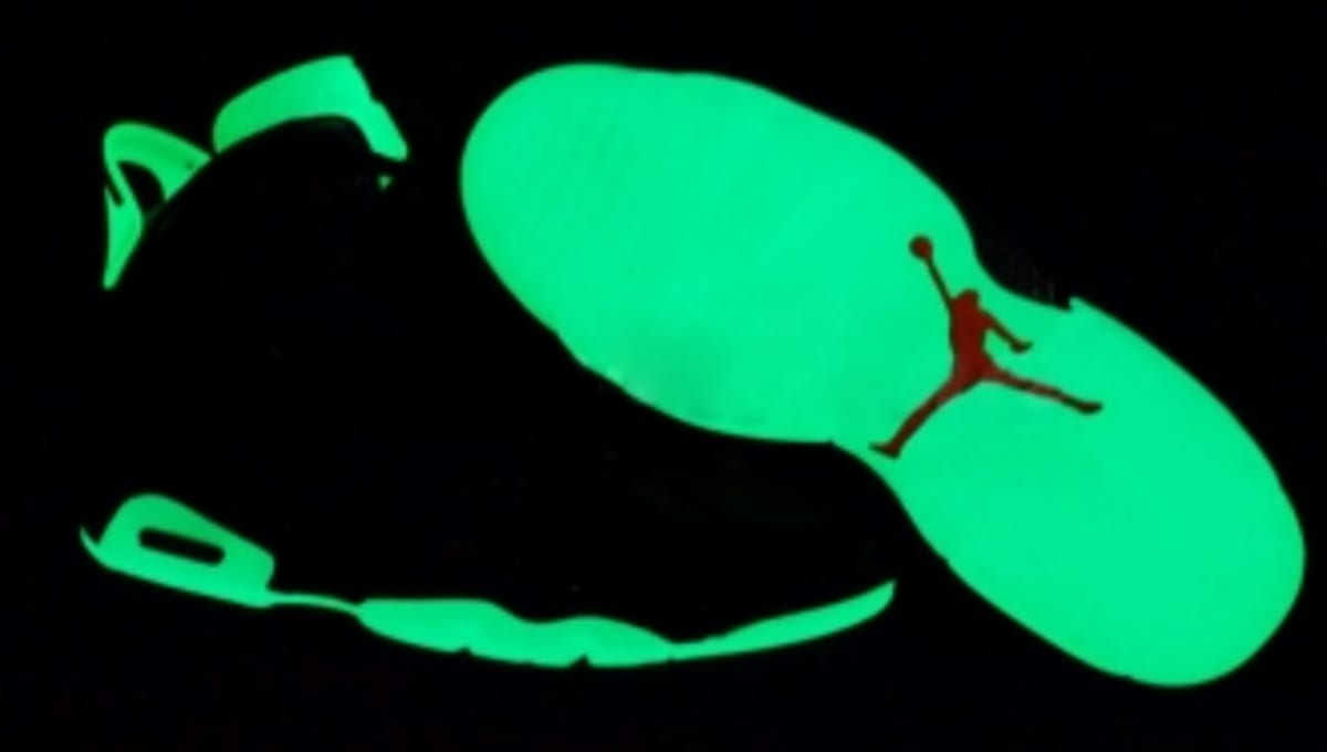 electric green jordan 6 glow in the dark