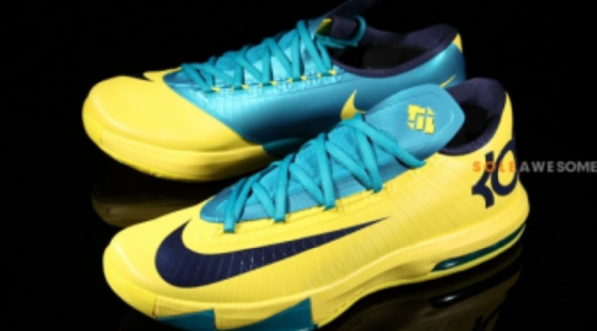 Nike KD VI - Yellow/Teal-Navy | Sole Collector