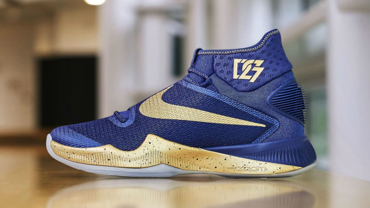 Draymond Green s Blue Gold Nike HyperRev 2016 Finals PE 