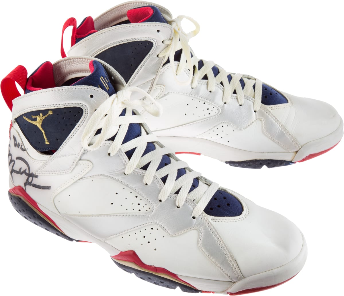 Michael Jordan's "Olympic" Air Jordan 7 - A Bunch of 1992 Dream Team