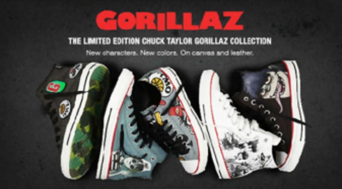 converse limited edition gorillaz