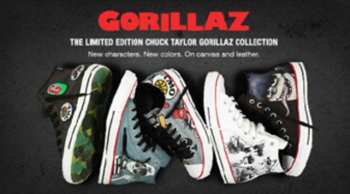 converse x gorillaz