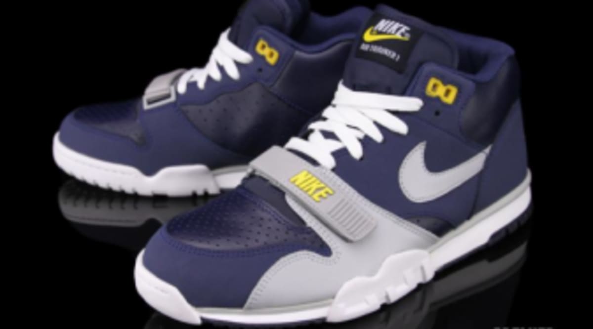 nike air navy trainers