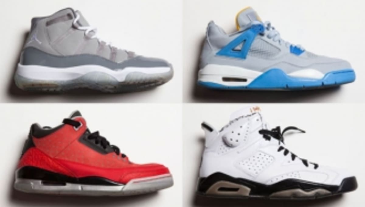 jordans 1 to 14