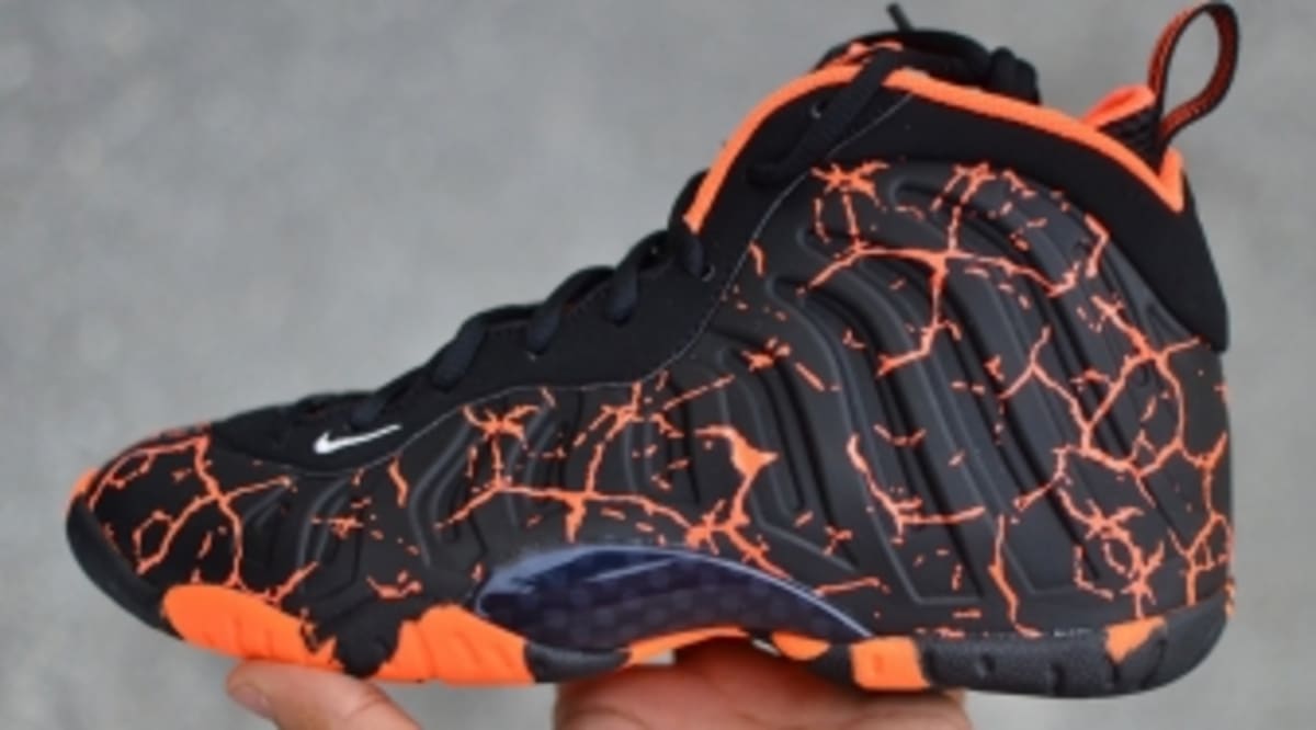 purple orange and black foamposites