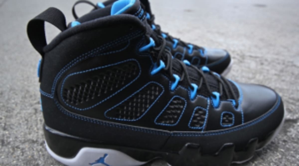 air jordan 9 retro blue and black