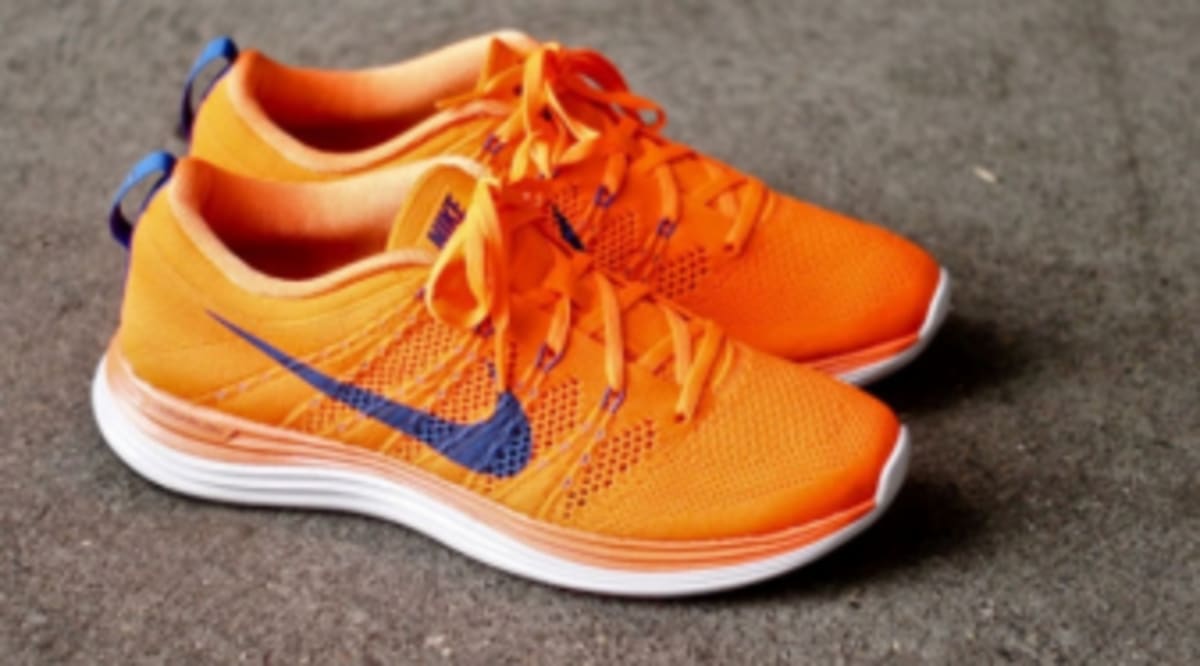 nike flyknit lunar 2 femme orange