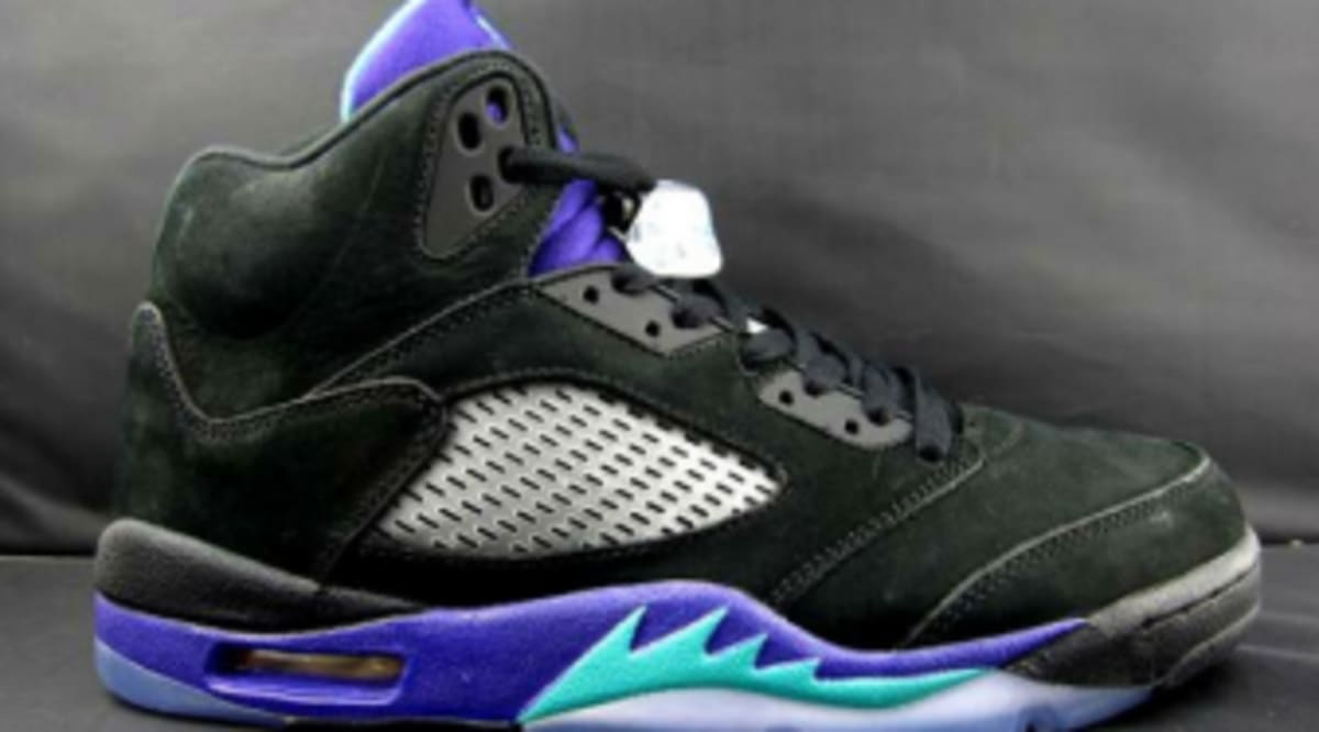 jordan retro 5 black grape